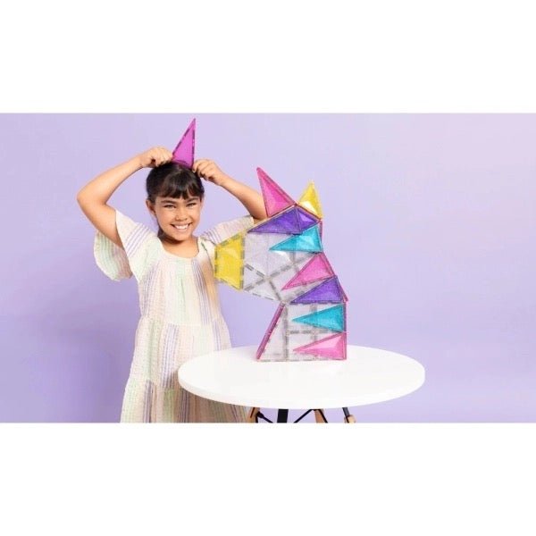 Connetix Magnetbausteine Glitter Unicorn Pack 56 Teile - Sausebrause Shop