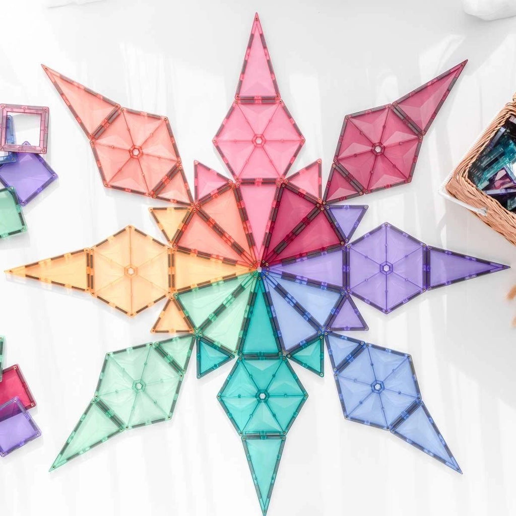 Connetix Magnetbausteine Pastel Geometry Pack - 40 Teile - Sausebrause Shop