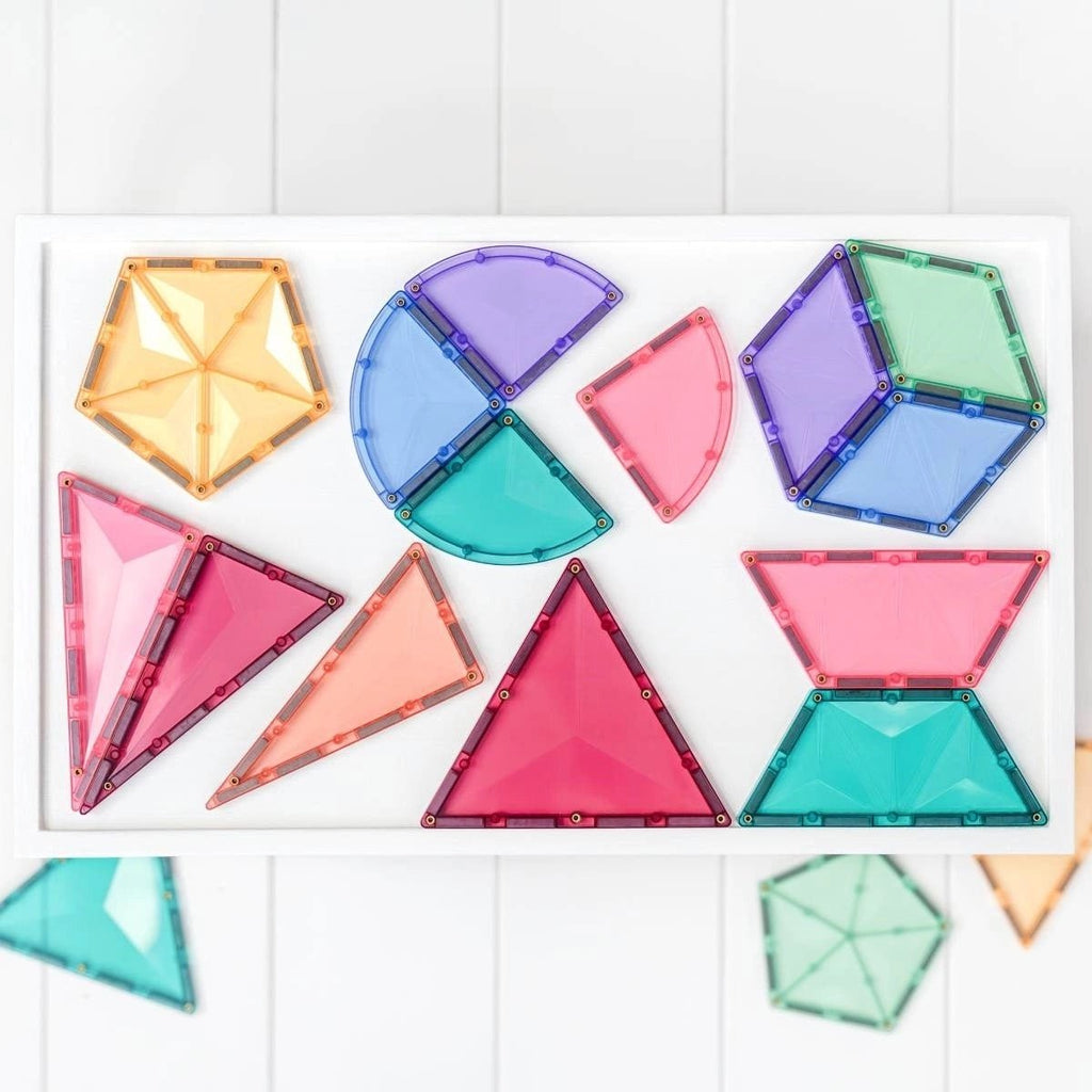 Connetix Magnetbausteine Pastel Shape Expansion Pack 48 Teile - Sausebrause Shop