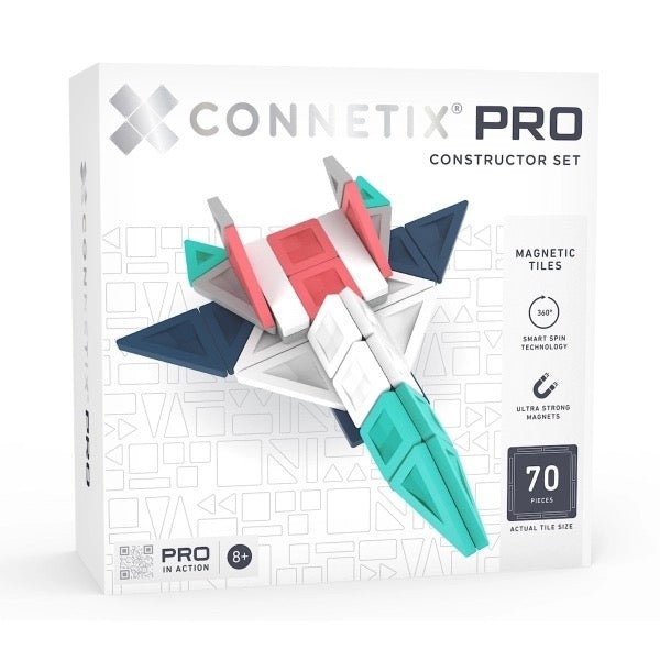 Connetix Magnetbausteine Pro Constructor Set 70 Teile - Sausebrause Shop
