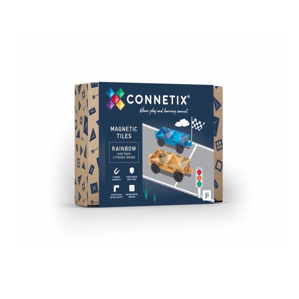 Connetix Magnetbausteine Rainbow Car Pack 2 Teile - Sausebrause Shop