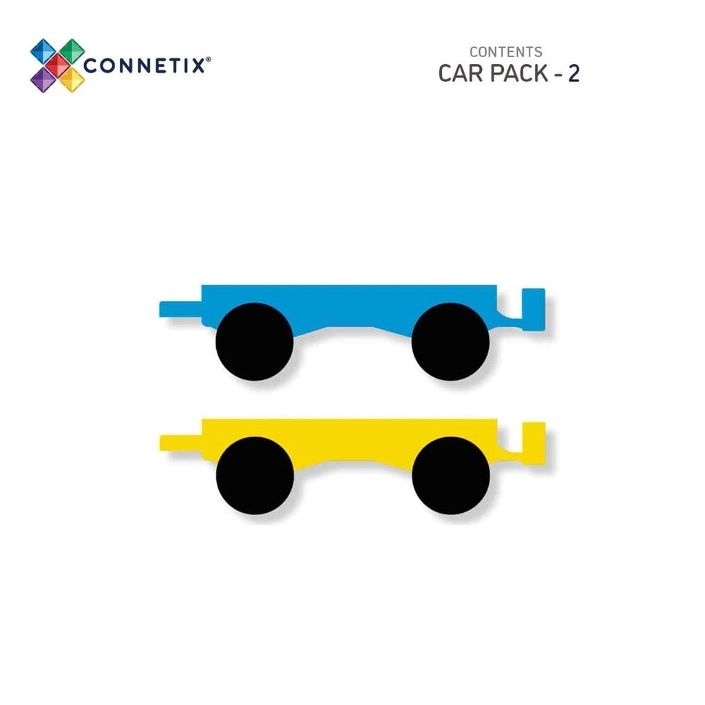 Connetix Magnetbausteine Rainbow Car Pack 2 Teile - Sausebrause Shop