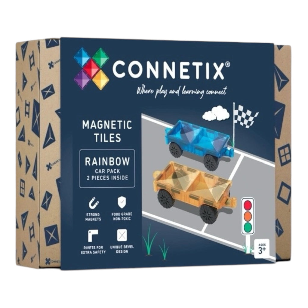 Connetix Magnetbausteine Rainbow Car Pack 2 Teile - Sausebrause Shop