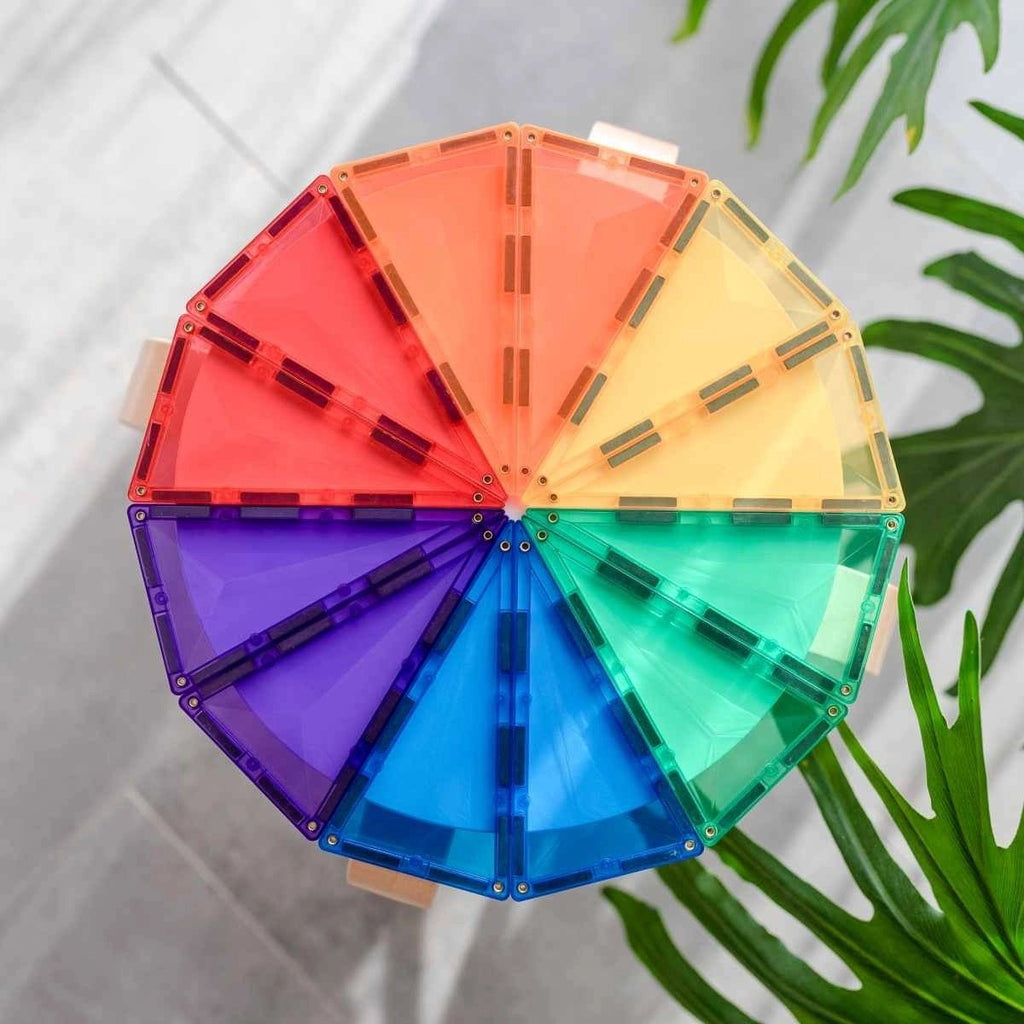 Connetix Magnetbausteine Rainbow Geometry Pack - 30 Teile - Sausebrause Shop