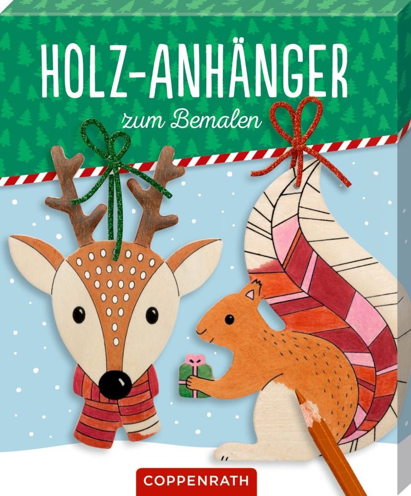 Coppenrath Holz Anhänger zum Bemalen Weihnachten Kreativ - Sausebrause Shop
