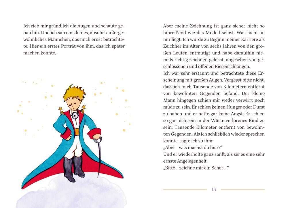 Das besondere Buch A. de Saint - Exupéry, Der kleine Prinz - Sausebrause Shop