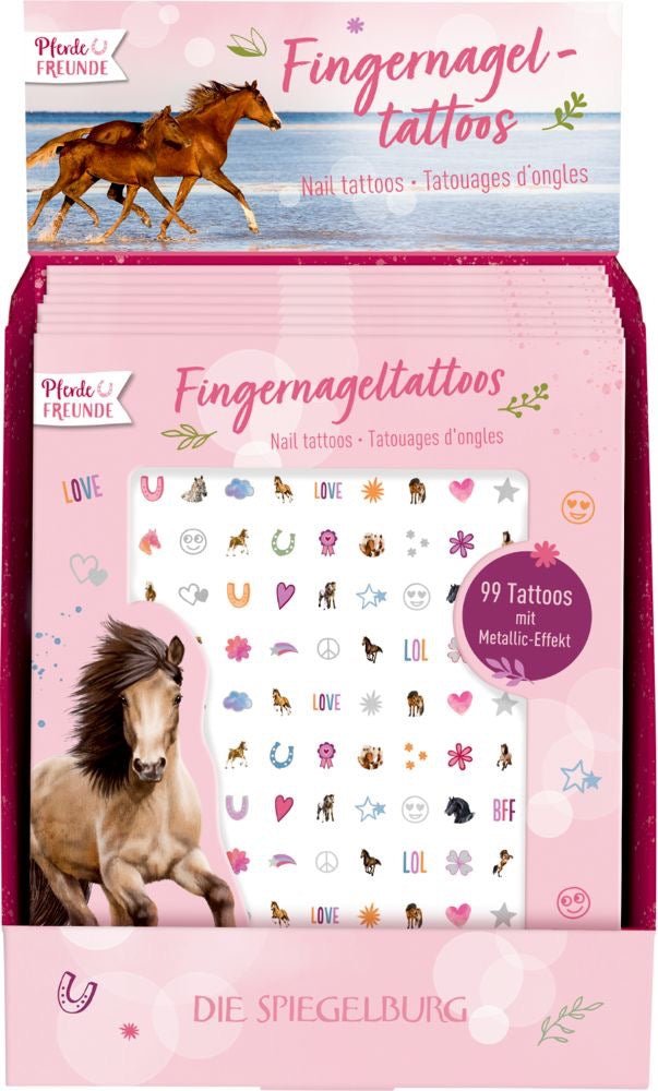 Die Spiegelburg Fingernageltattoos Pferdefreunde - Sausebrause Shop