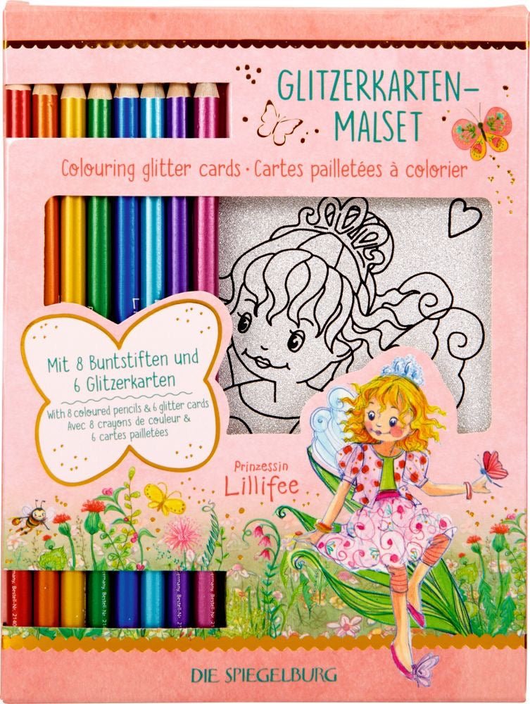 Die Spiegelburg Glitzerkarten Malset Prinzessin Lillifee - Sausebrause Shop
