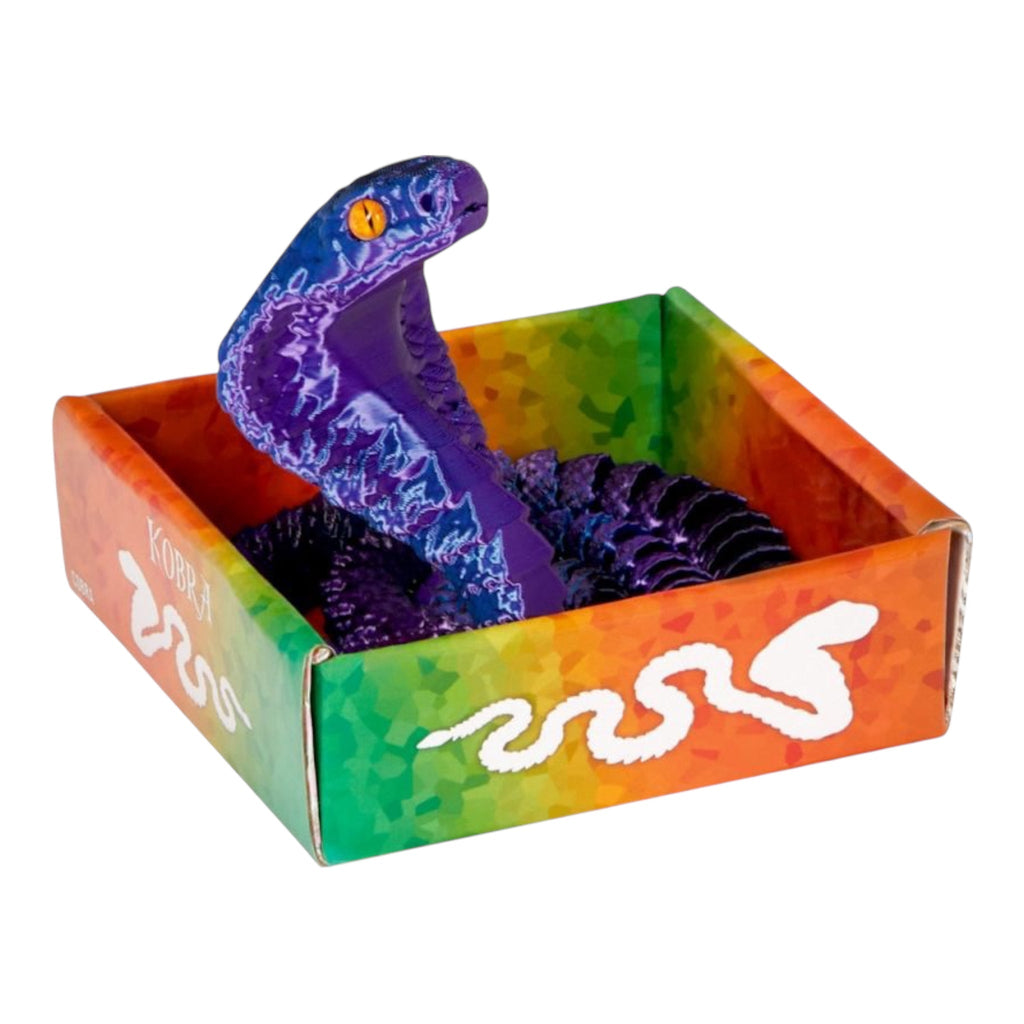 Die Spiegelburg Kobra Kristalltier blau lila Spieltier - Sausebrause Shop