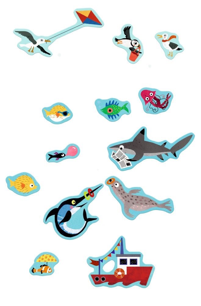 Die Spiegelburg Wimme - Stickerwelt Im Meer - Sausebrause Shop