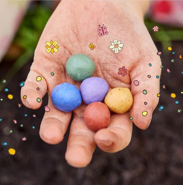 Die Stadtgärtner Blumenmurmeln im Pergaminbeutel Frühlingsgruß - Sausebrause Shop