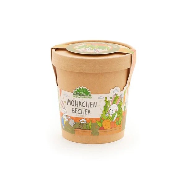 Die Stadtgärtner Möhrchen aus dem Becher Anzuchtset (BIO) - Sausebrause Shop