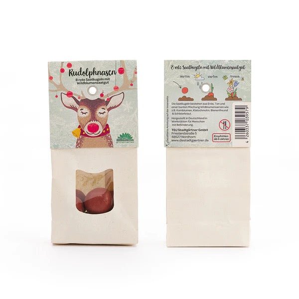 Die Stadtgärtner Rudolphnasen Rote Blumenmurmeln - Sausebrause Shop