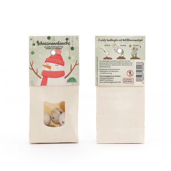 Die Stadtgärtner Schneemanbäuche Weiße Blumenmurmeln - Sausebrause Shop