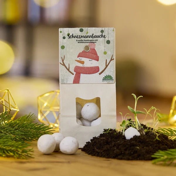 Die Stadtgärtner Schneemanbäuche Weiße Blumenmurmeln - Sausebrause Shop