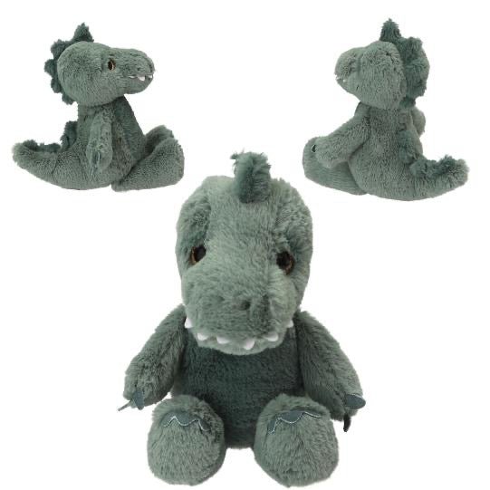 Dino World Plüsch Floppy T - Rex 25 cm Kuscheltier Grün Glitzeraugen - Sausebrause Shop