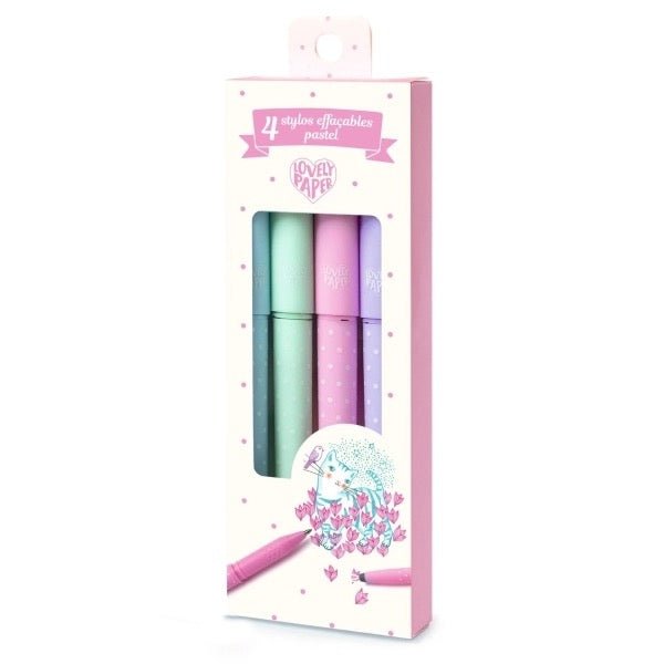 Djeco 4 löschbare Stifte Pastell - Sausebrause Shop