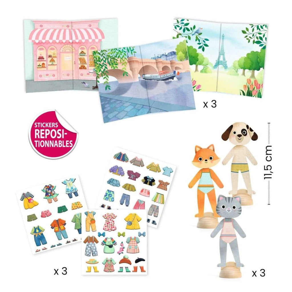 Djeco Bastel 3 - 6 Jahre Bonjour Paris - Sausebrause Shop