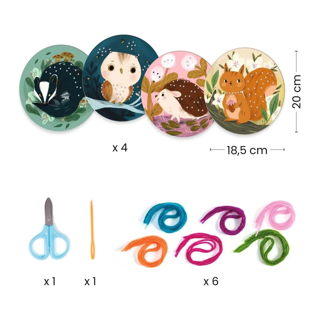 Djeco Basteln 3 - 6 Jahre: Sticken - Sausebrause Shop