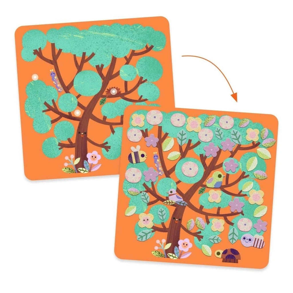 Djeco Bastelpackung Jahreszeiten 3–6 Jahre – Kreativset - Sausebrause Shop