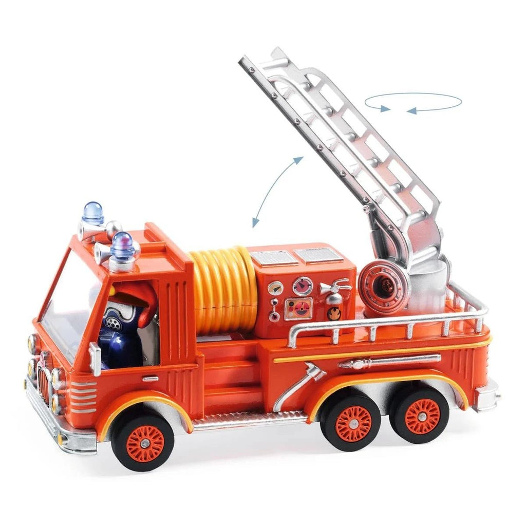 Djeco Crazy Motors: Captain Fire Feuerwehrauto - Sausebrause Shop