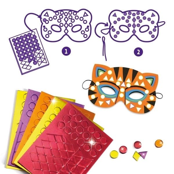 Djeco DIY Masken Dschungeltiere - Sausebrause Shop