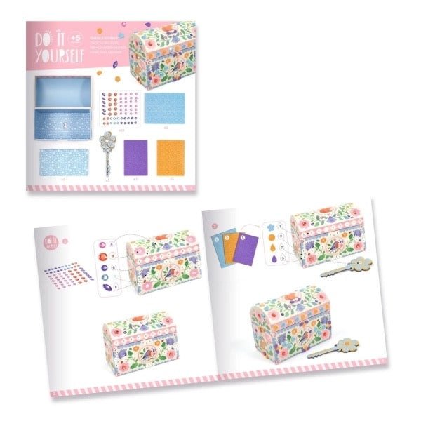Djeco DIY: Schatztruhe Precious – Kreativset ab 5 Jahren - Sausebrause Shop