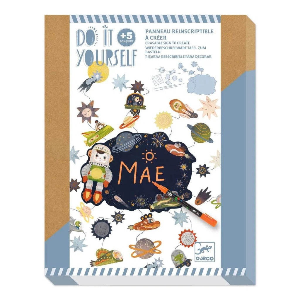 Djeco DIY Türschild Weltall - Sausebrause Shop