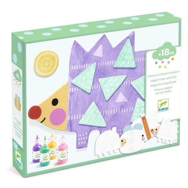 Djeco Fingerfarben Malset Kleine Formen 18+ ab 1,5 Jahren - Sausebrause Shop
