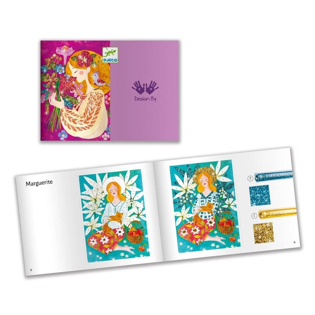 Djeco Glitzersand Blumenduft - Sausebrause Shop