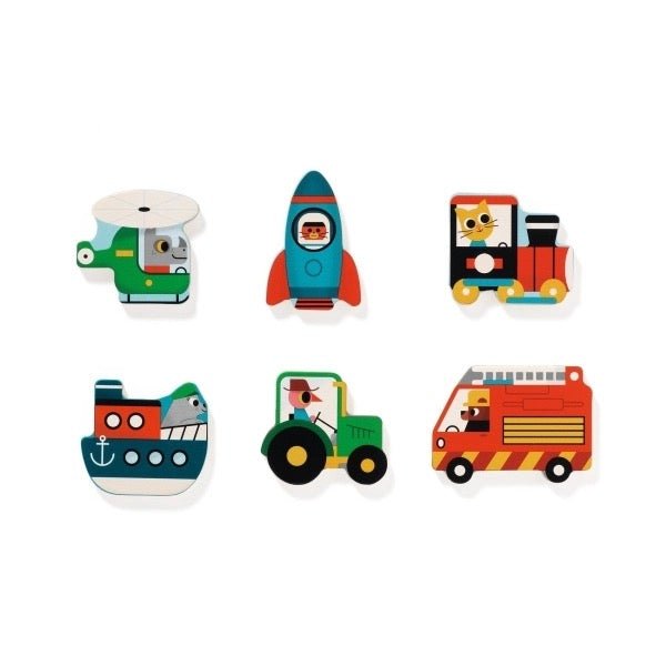 Djeco Holzpuzzle Vroom - Sausebrause Shop