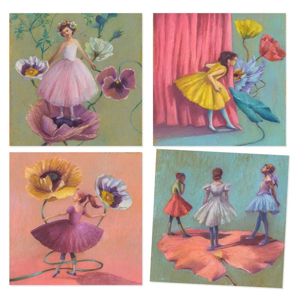Djeco Illustrationen mit Ölkreide Inspired by Edgar Degas - Sausebrause Shop