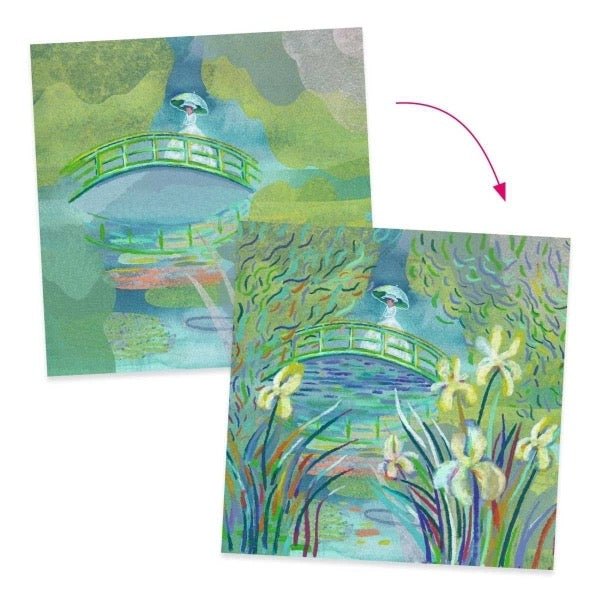 Djeco Inspired by: Claude Monet – Kreativset 8–99 Jahre - Sausebrause Shop