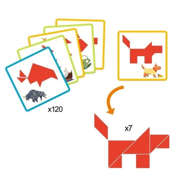 Djeco Knobelspiel Tangram - Sausebrause Shop