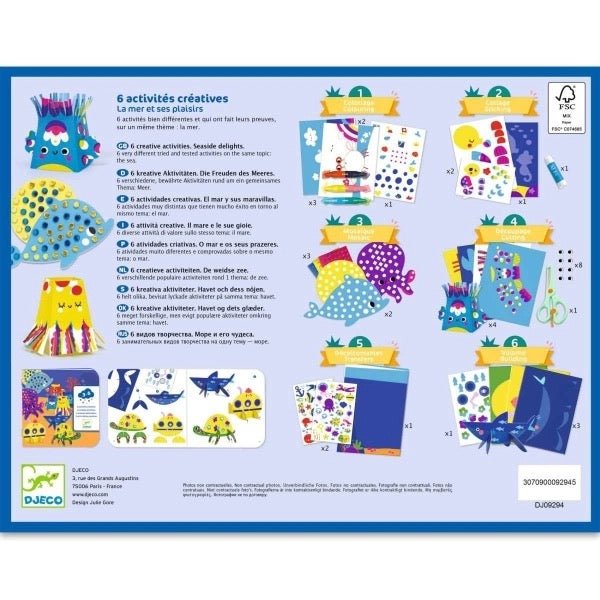 Djeco Kreativset Das Meer und seine Freuden - Sausebrause Shop