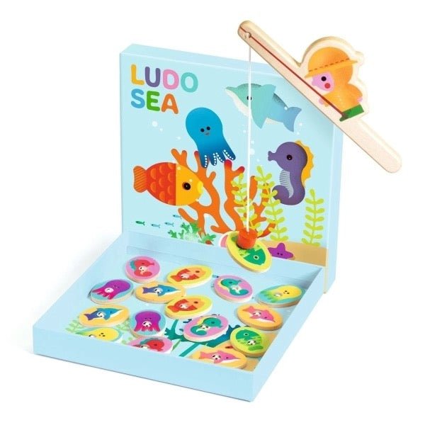 Djeco Lernspiel Ludo Sea – 4 Spiele ab 2 Jahren - Sausebrause Shop