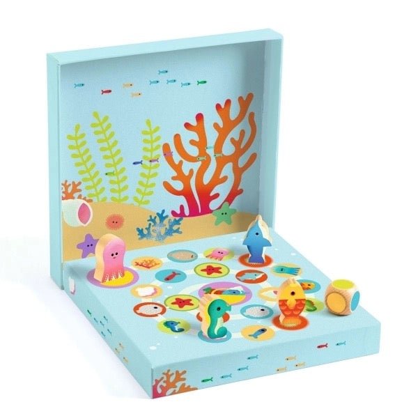 Djeco Lernspiel Ludo Sea – 4 Spiele ab 2 Jahren - Sausebrause Shop