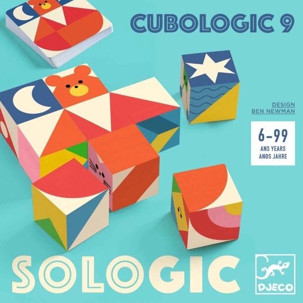 Djeco Lernspiel Sologic Cubologic 9 - Sausebrause Shop