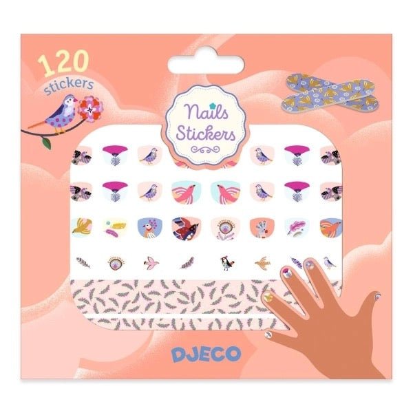 Djeco Nagelsticker Federn - Sausebrause Shop