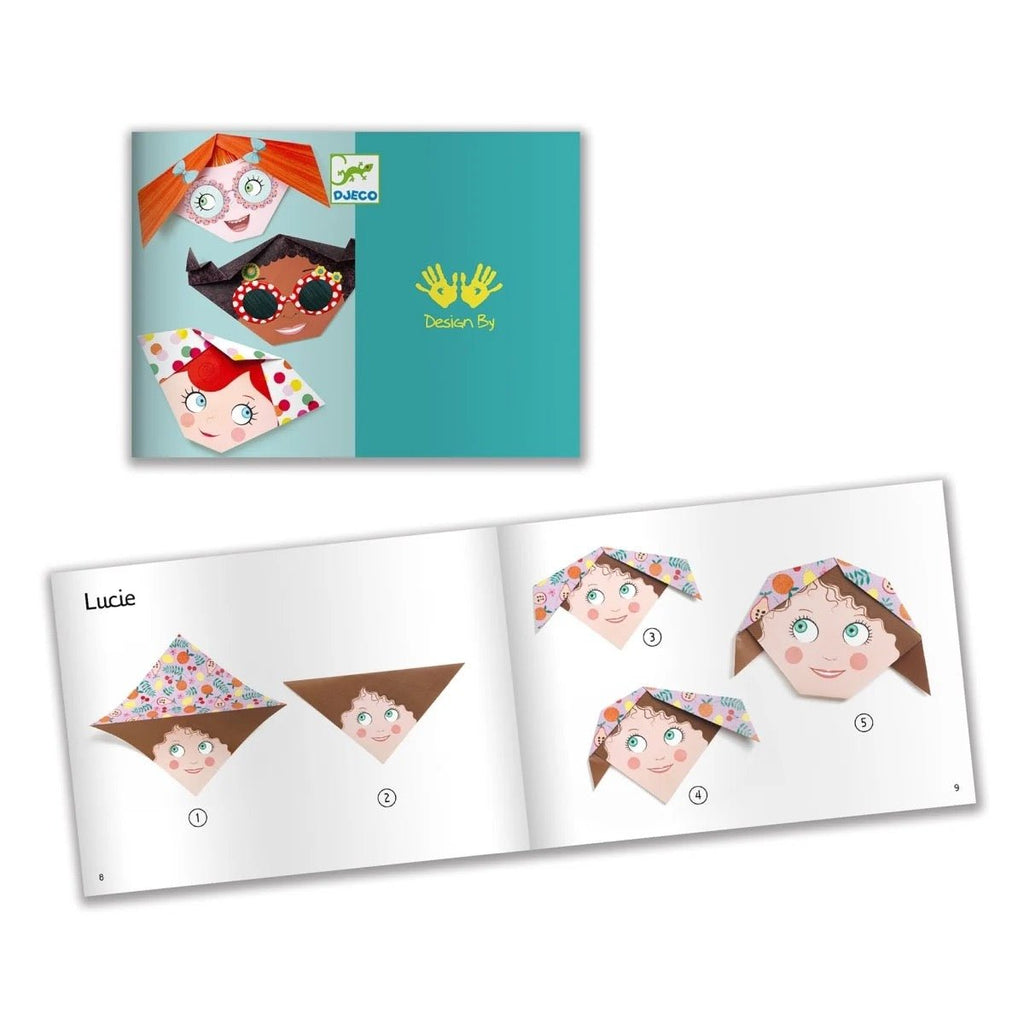 Djeco Origami Lustige Gesichter - Sausebrause Shop
