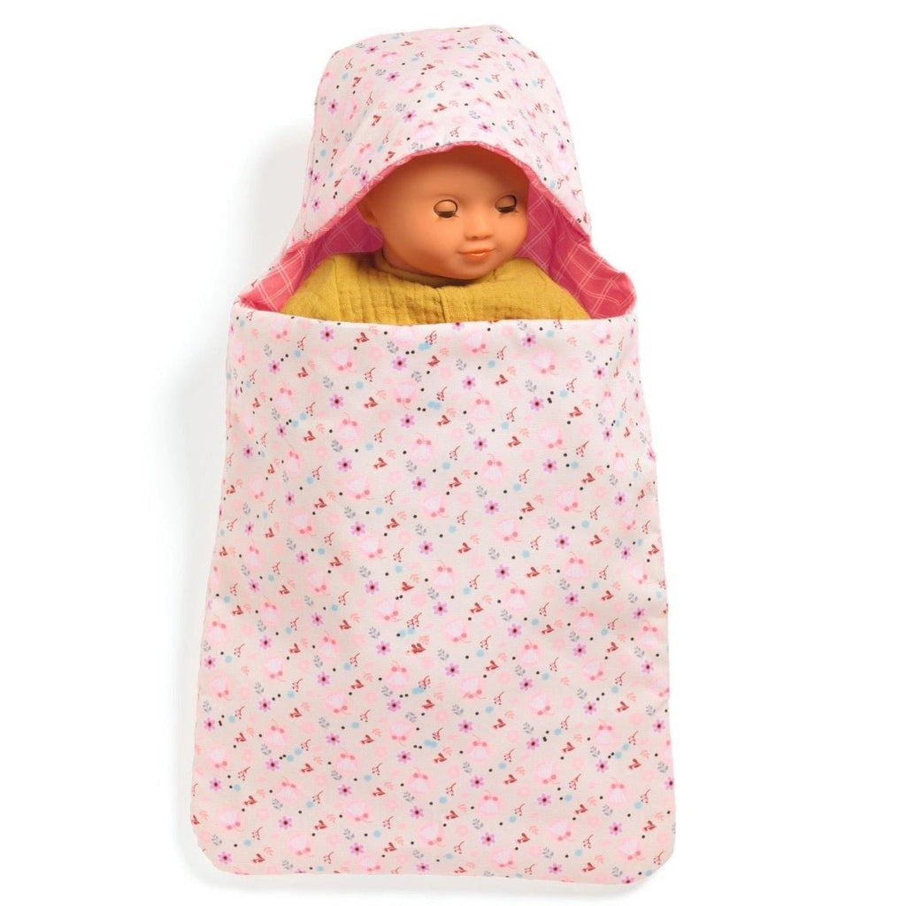 Djeco POMEA Puppen Schlafsack Flowers - Sausebrause Shop