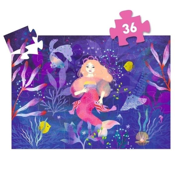 Djeco Puzzle Meerjungfrau Ella 36 Teile - Sausebrause Shop