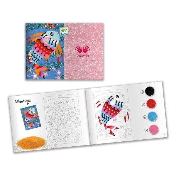 Djeco Sandbild Regenbogen Fische - Sausebrause Shop