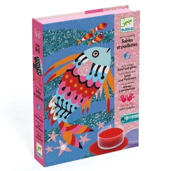Djeco Sandbild Regenbogen Fische - Sausebrause Shop
