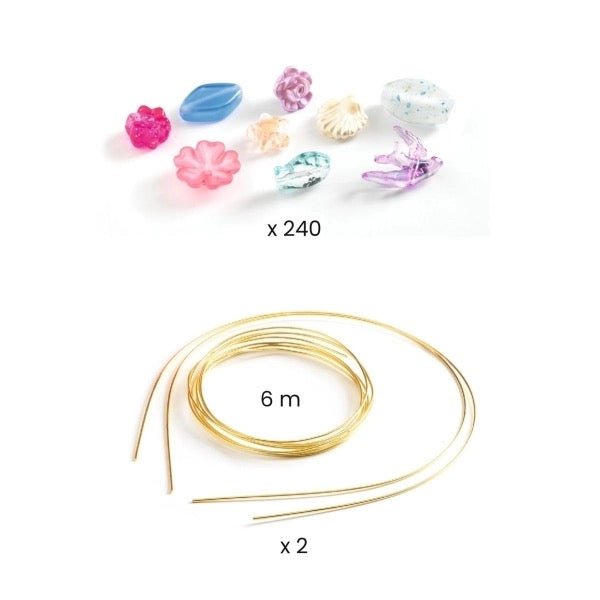 Djeco Schmuck basteln Tiaras Blau - Sausebrause Shop