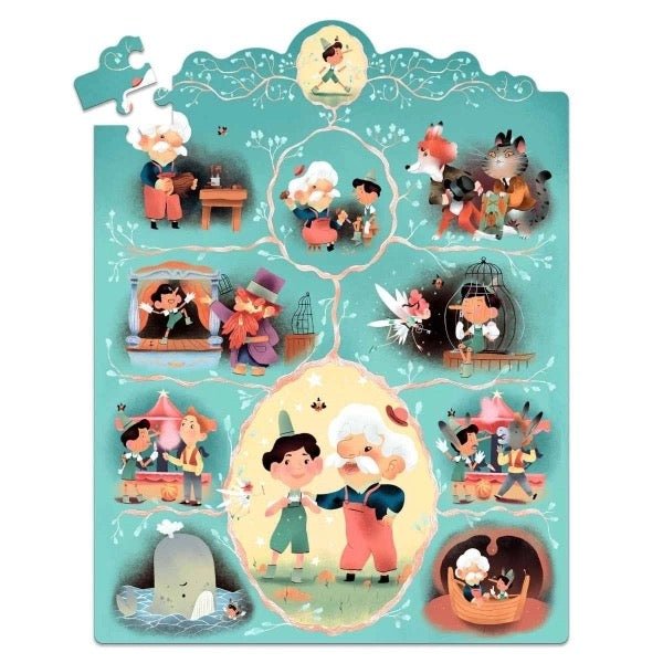 Djeco Story Puzzle Pinocchio 54 Teile - Sausebrause Shop