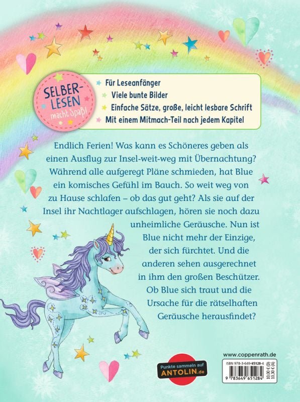 Einhorn‑Paradies Leseanfänger 4 Nur Mut Blue – Ferien‑Abenteuer ab 6 J. - Sausebrause Shop