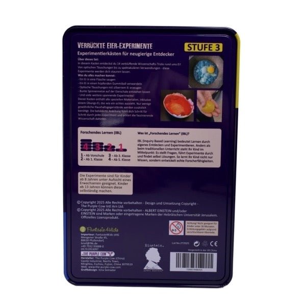 Einstein Eier - Experimente Experimentierkasten ab 8 Jahre - Sausebrause Shop