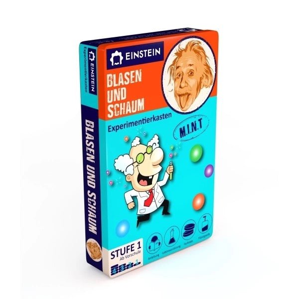 Einstein Experimentierkasten Blasen und Schaum ab 5 Jahre - Sausebrause Shop