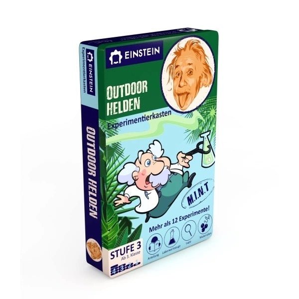 Einstein Experimentierkasten Outdoor Helden ab 8 Jahre Survival - Set - Sausebrause Shop